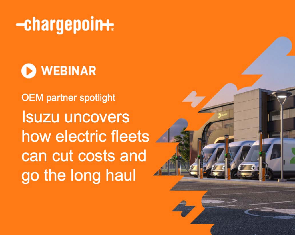   Isuzu uncovers how electric fleets can cut costs and go the long haul

