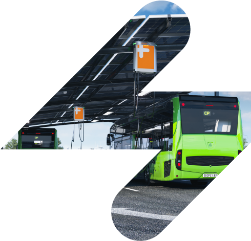 Bus charging with ChargePoint Express Plus